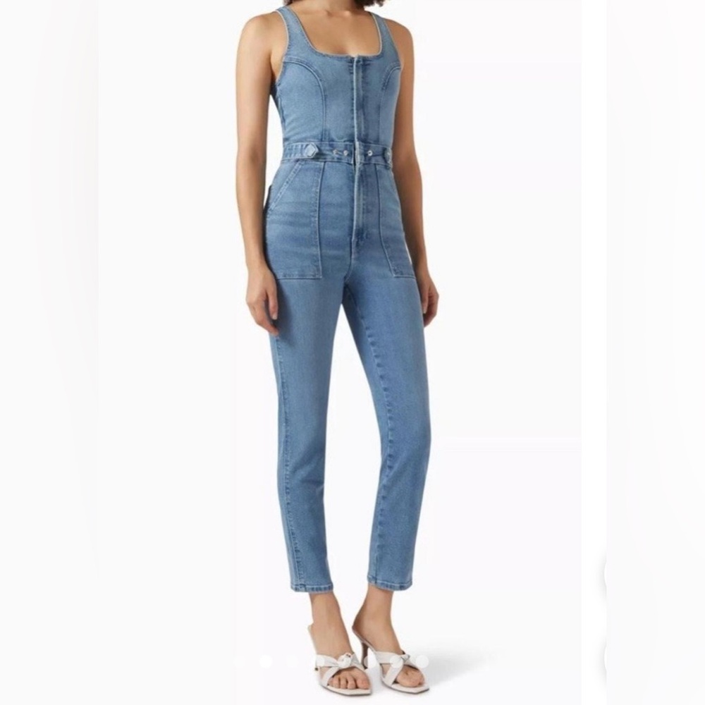 Good American denim jumpsuit